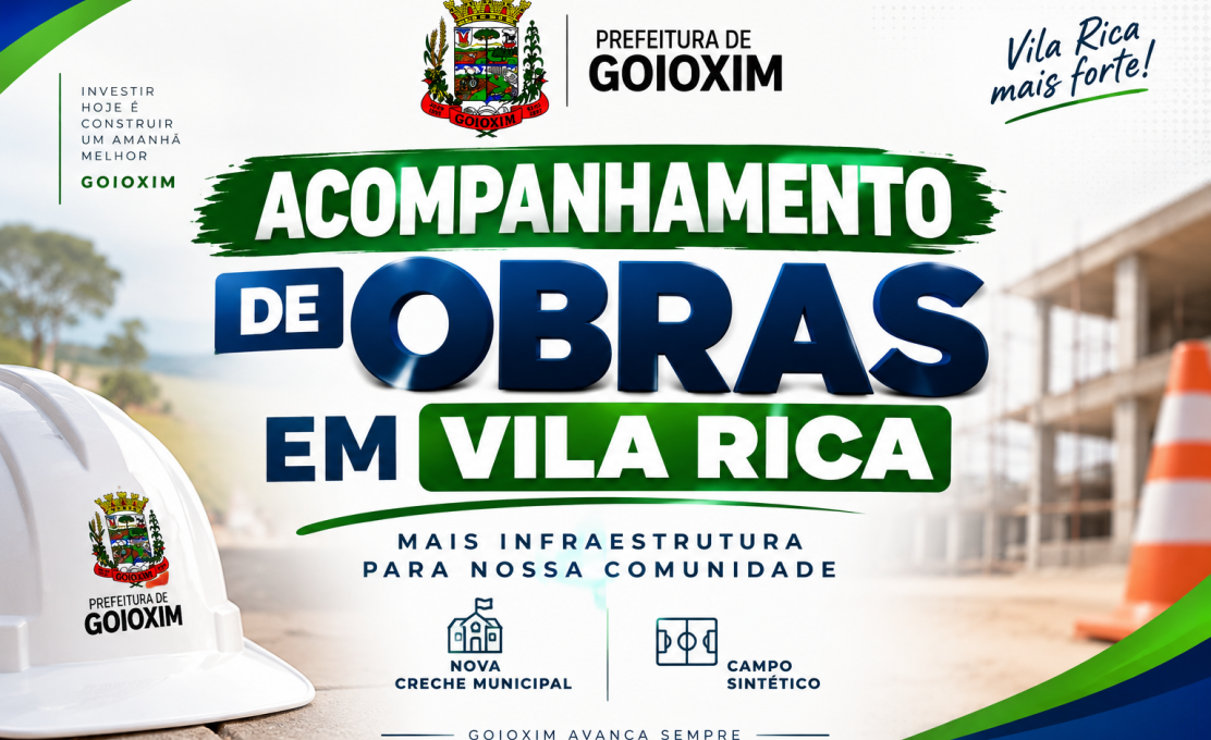 Acompanhamento de obras reforça compromisso com o desenvolvimento da comunidade de Vila Rica