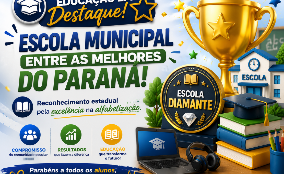 Escola Municipal de Goioxim é reconhecida entre as melhores do Paraná em alfabetização