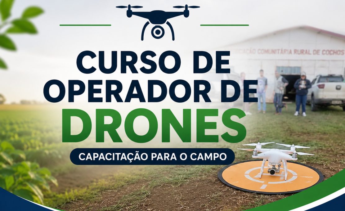 Curso de Operador de Drones capacita agricultores em Goioxim