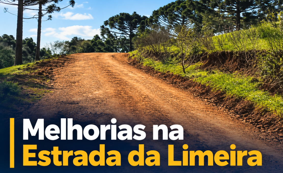 Secretaria de Viação e Obras realiza melhorias na Estrada da Limeira