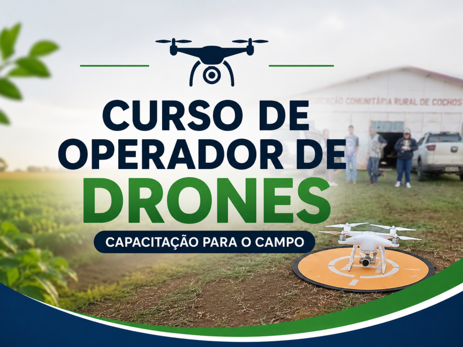 Curso de Operador de Drones capacita agricultores em Goioxim